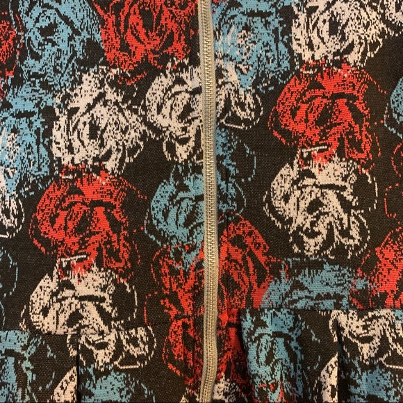 Lularoe Amelia Floral Dress Size Small - Picture 6 of 8